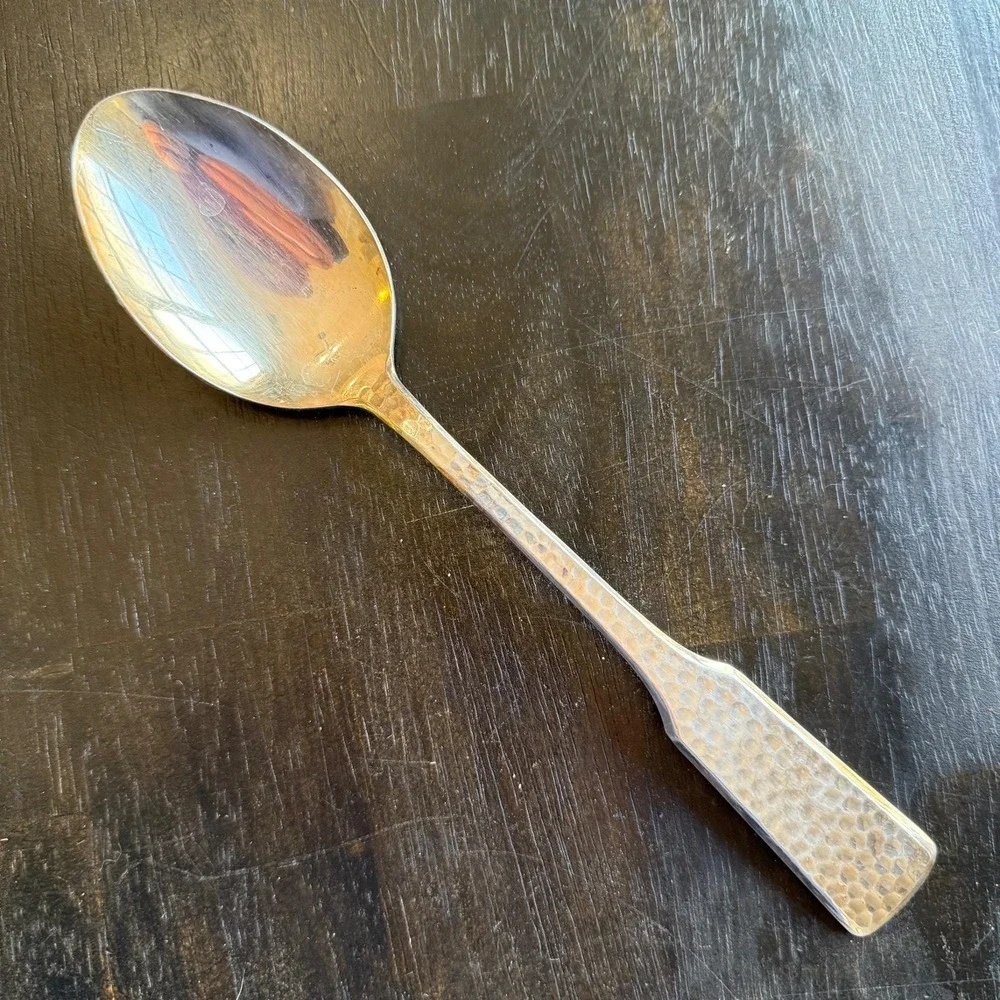Vintage Table Serving Spoon MNF4S The Main‎ Course Japan Silverplate Flatware